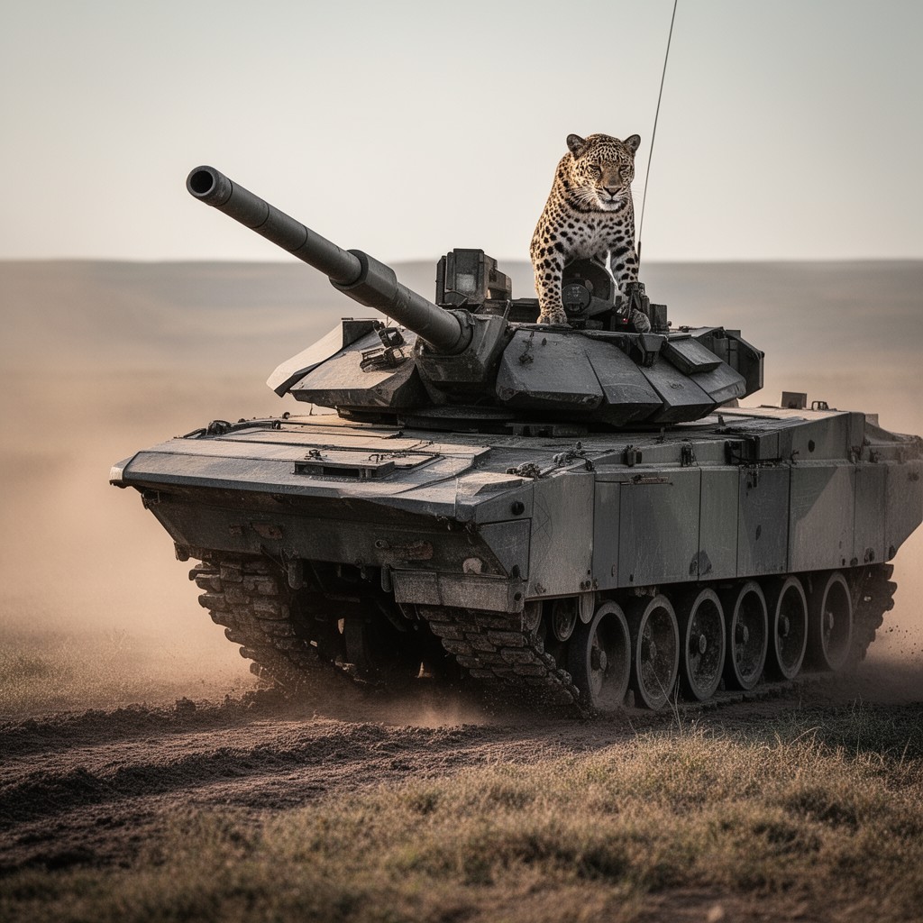 AI-generated illustration of Leopard 1