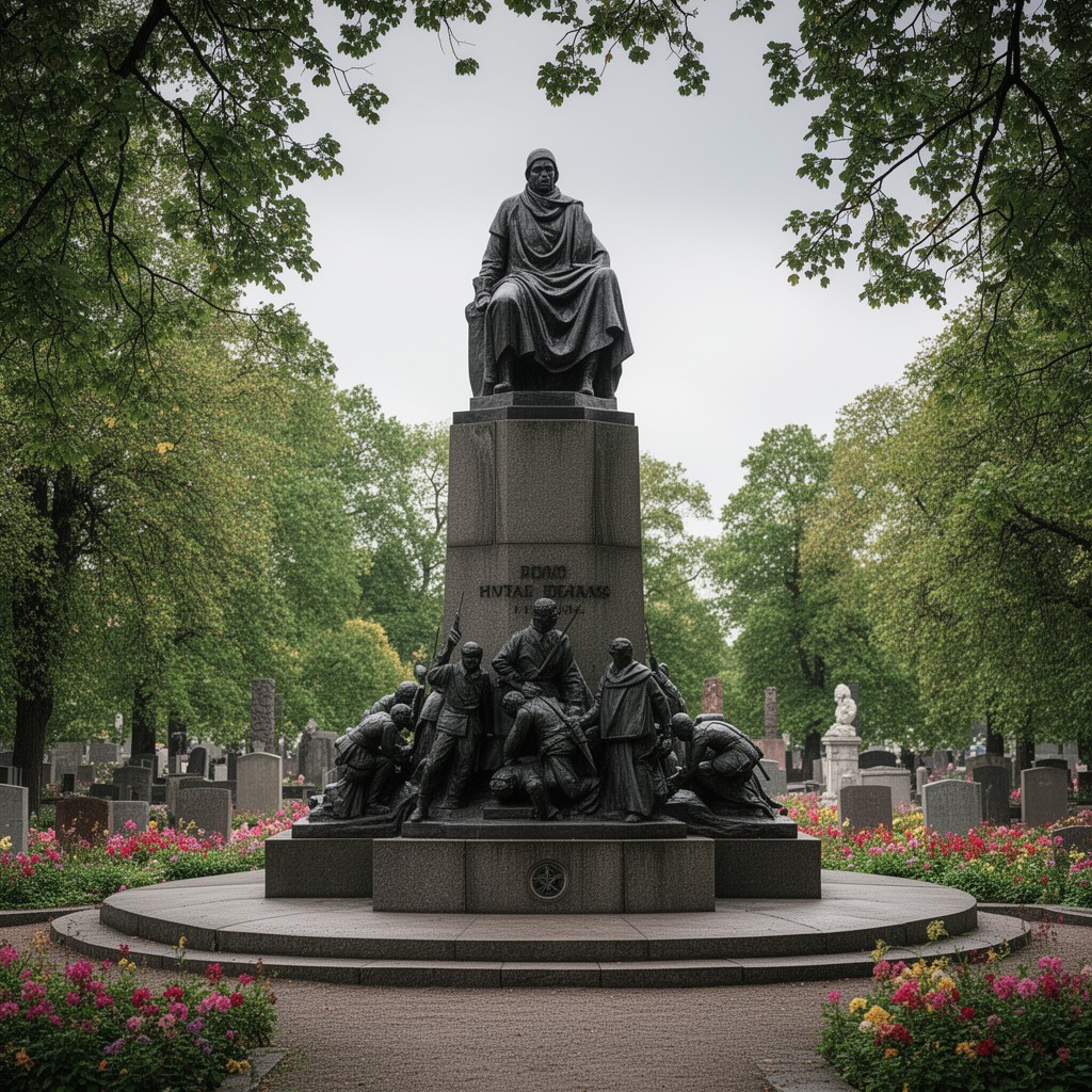 AI-generated illustration of Unknown Soldier memorial