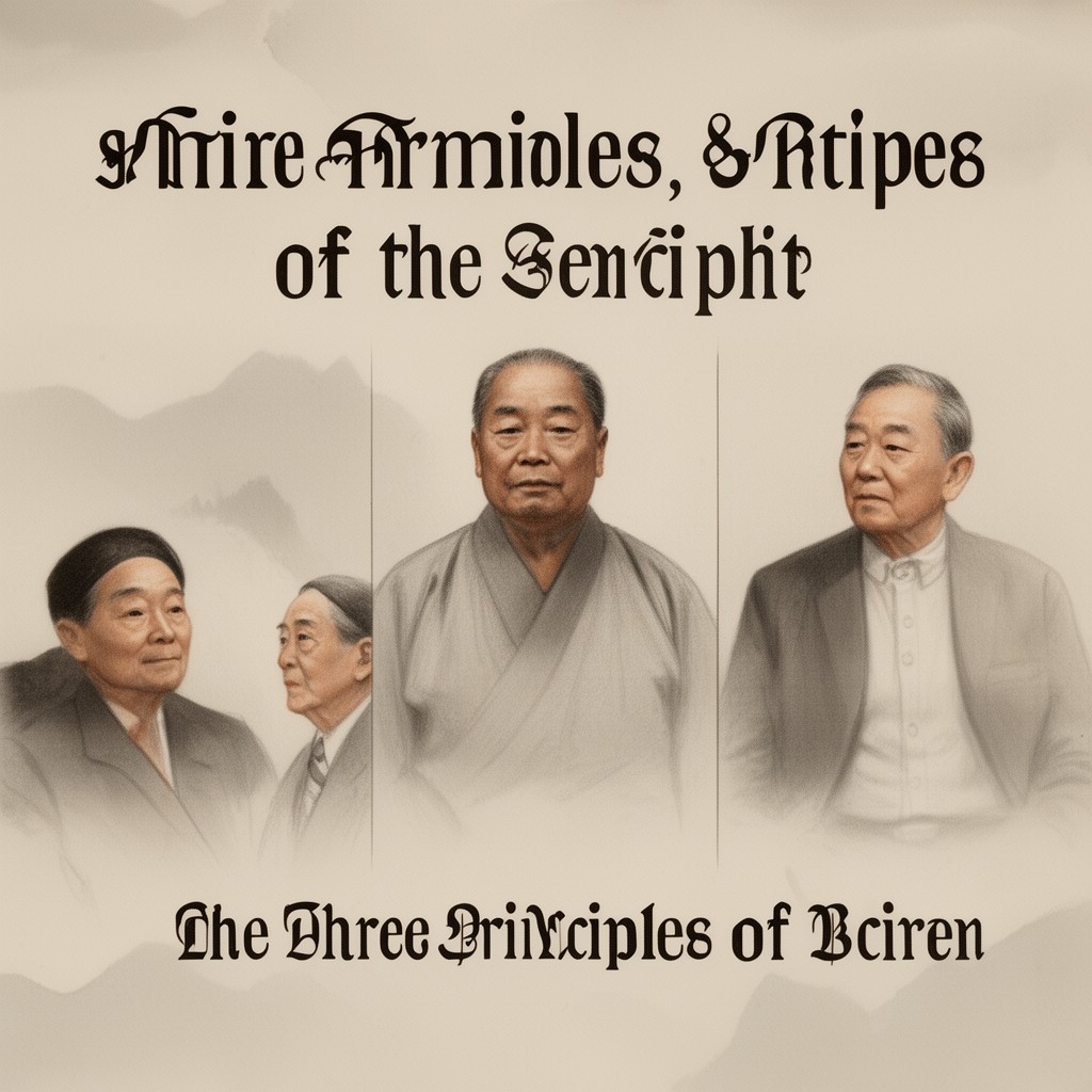 AI-generated illustration of Three Principles of the People