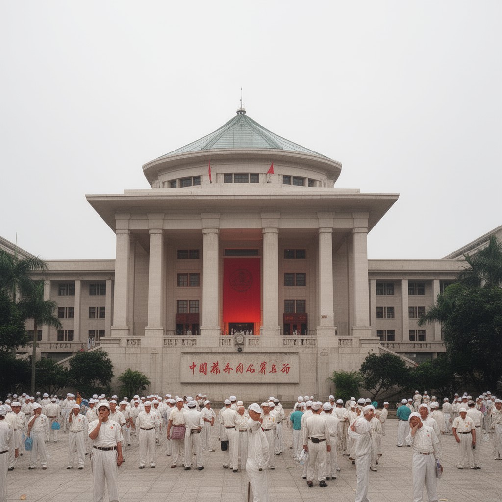 AI-generated illustration of Whampoa Military Academy
