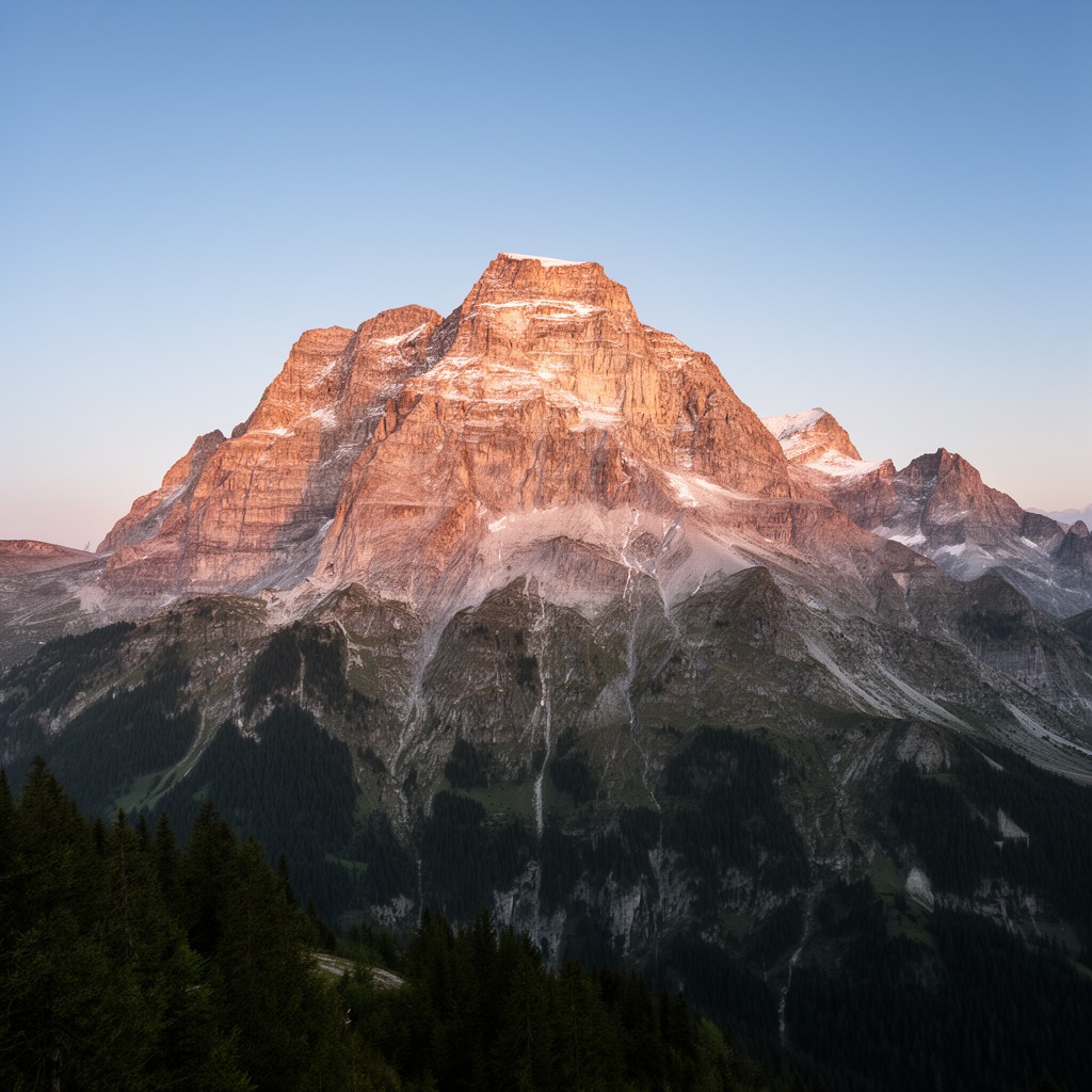 AI-generated illustration of Zugspitze