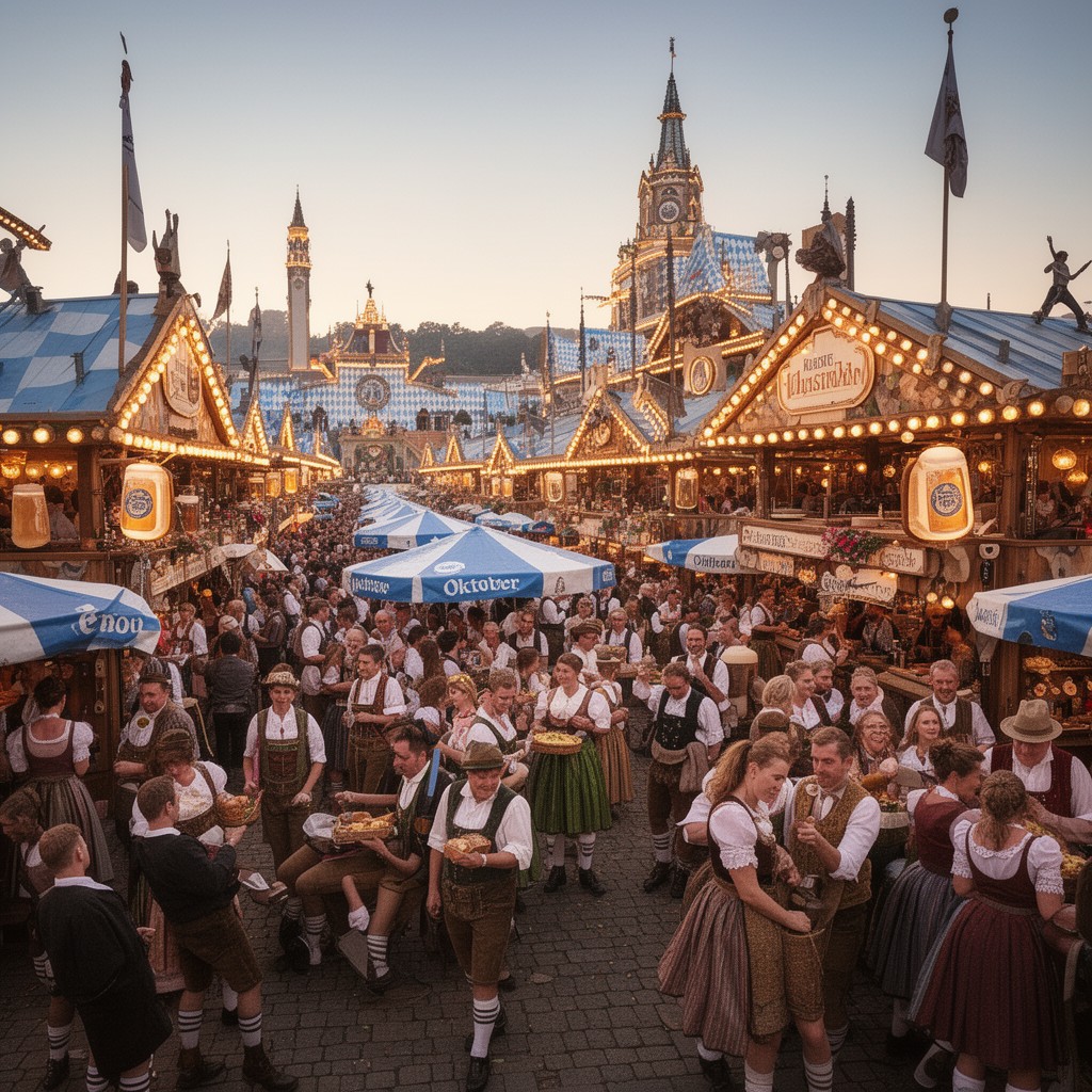 AI-generated illustration of Oktoberfest