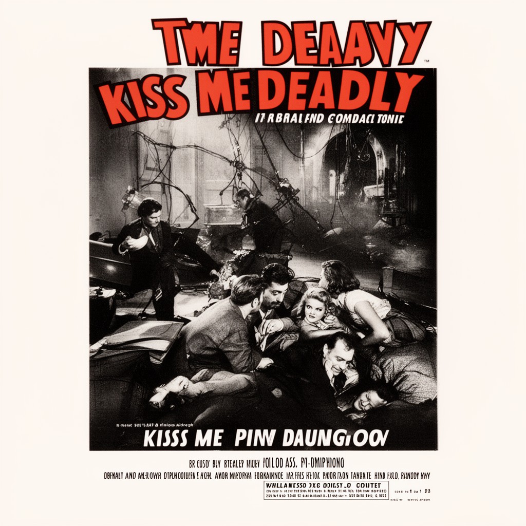 AI-generated illustration of Kiss Me Deadly
