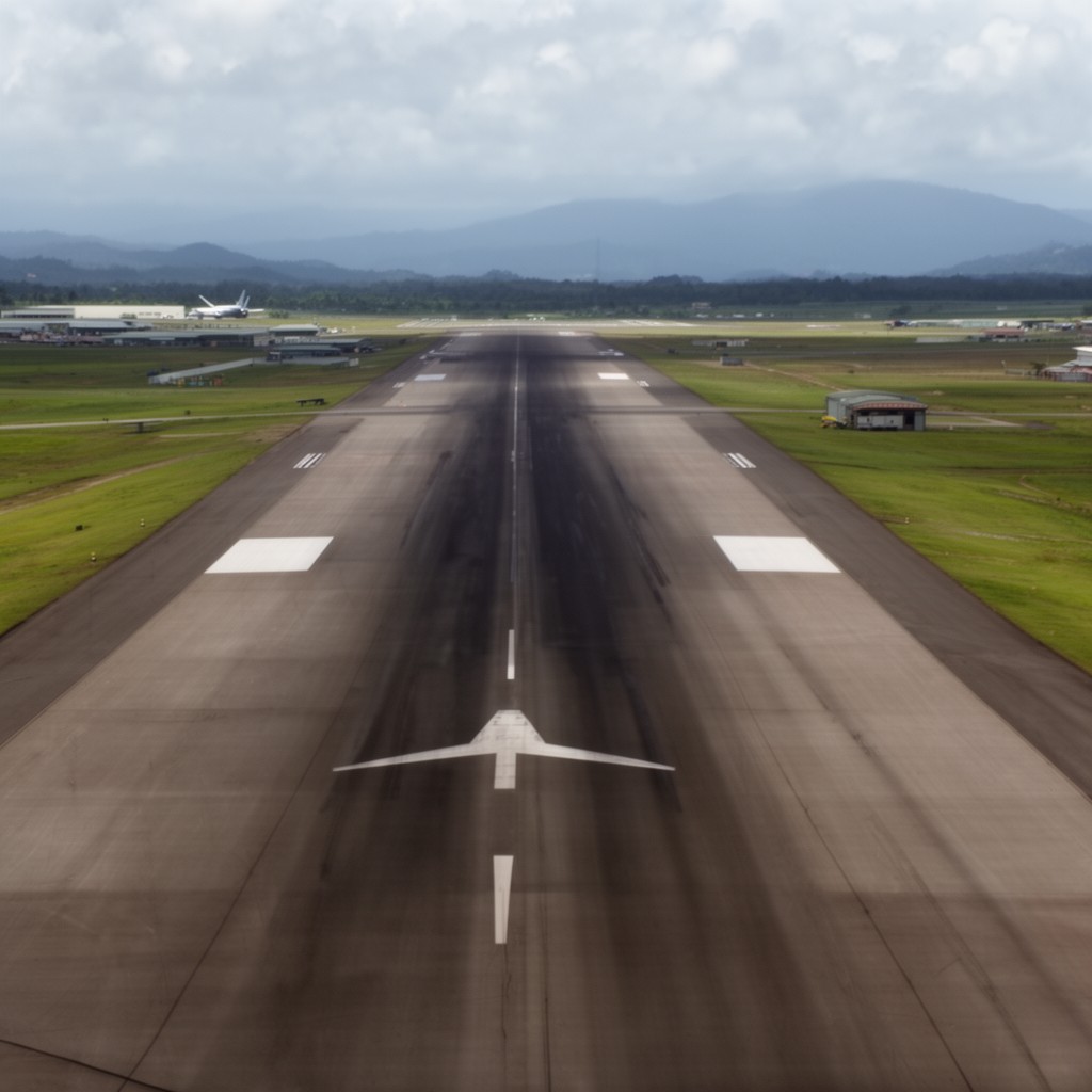 AI-generated illustration of Runway 06L/24R
