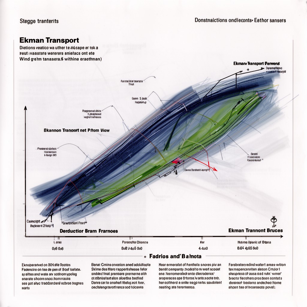 AI-generated illustration of Ekman transport