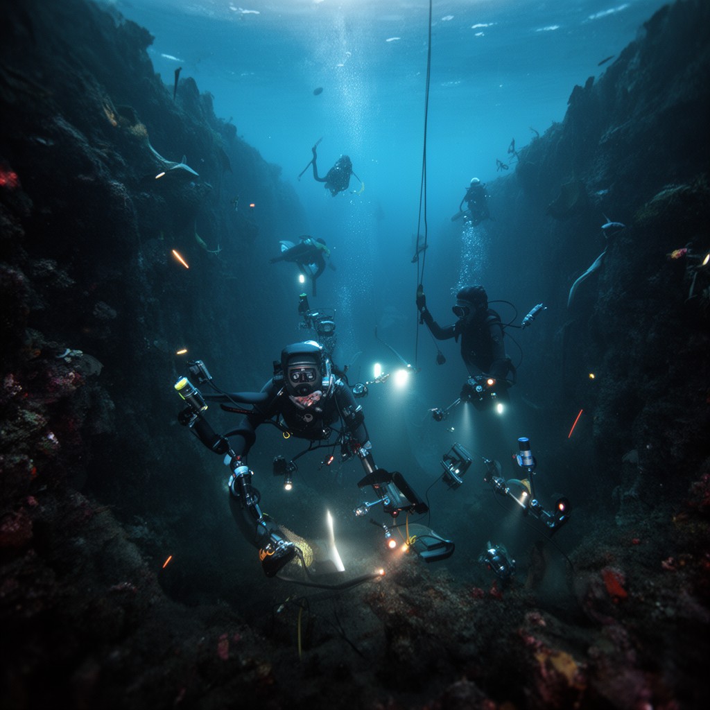 AI-generated illustration of Java Trench