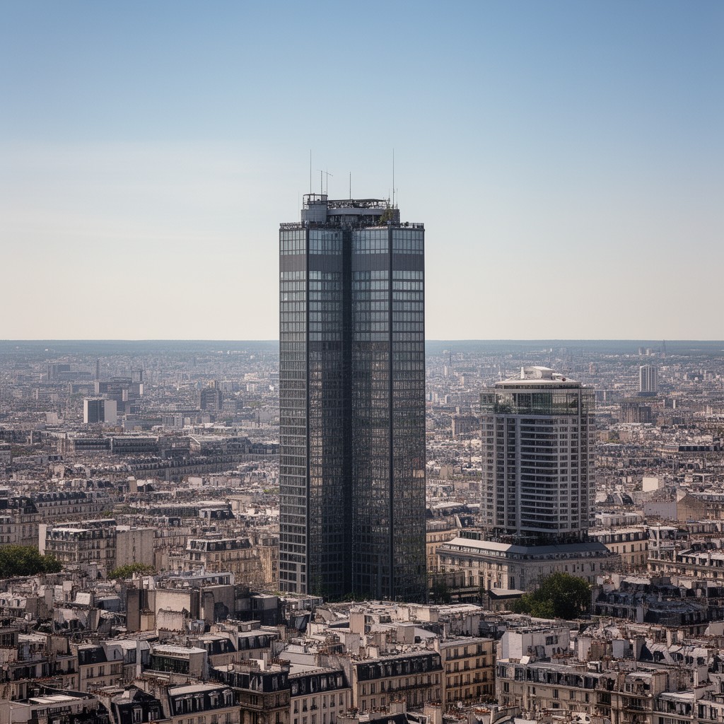 AI-generated illustration of Tour Montparnasse
