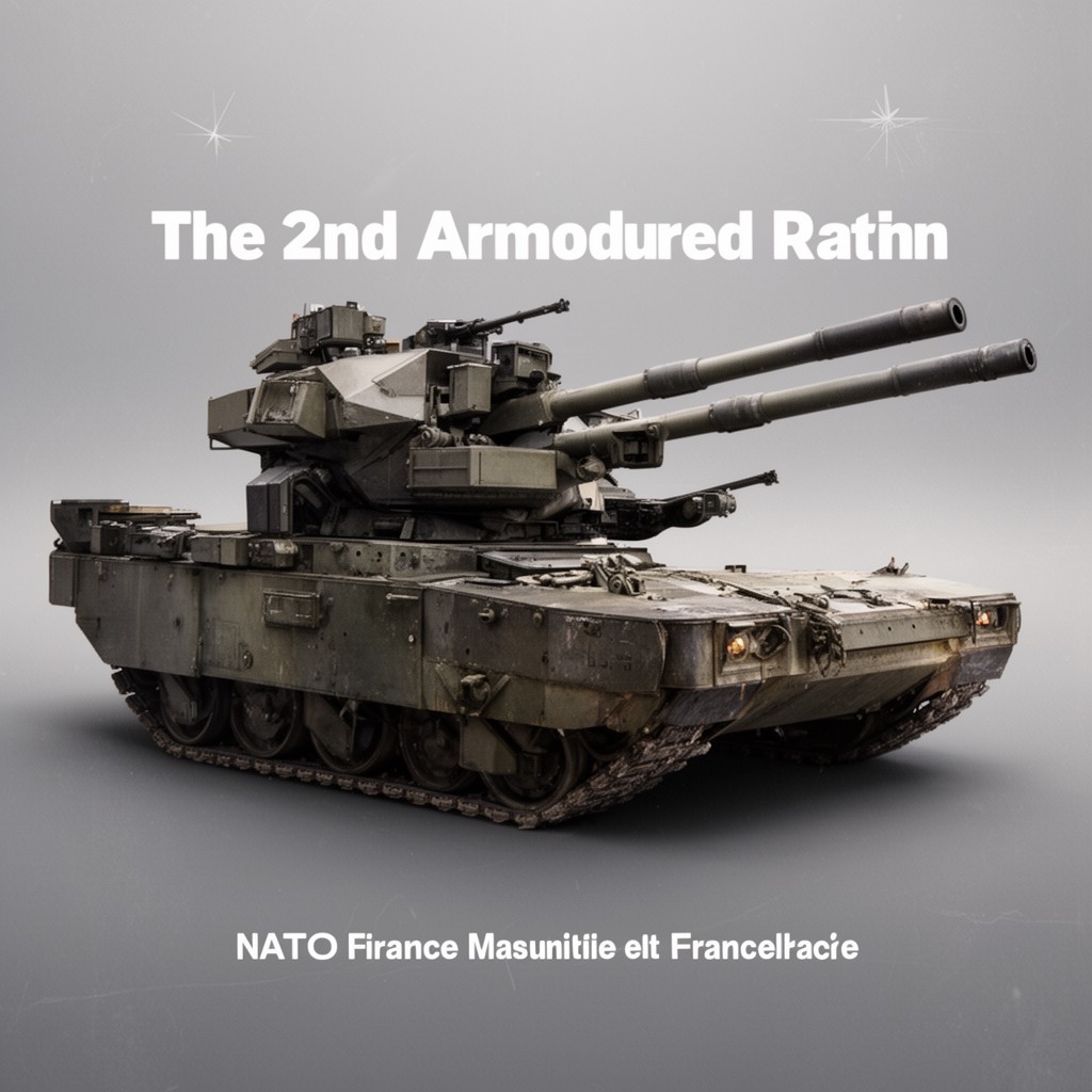 AI-generated illustration of 2nd Armoured Brigade