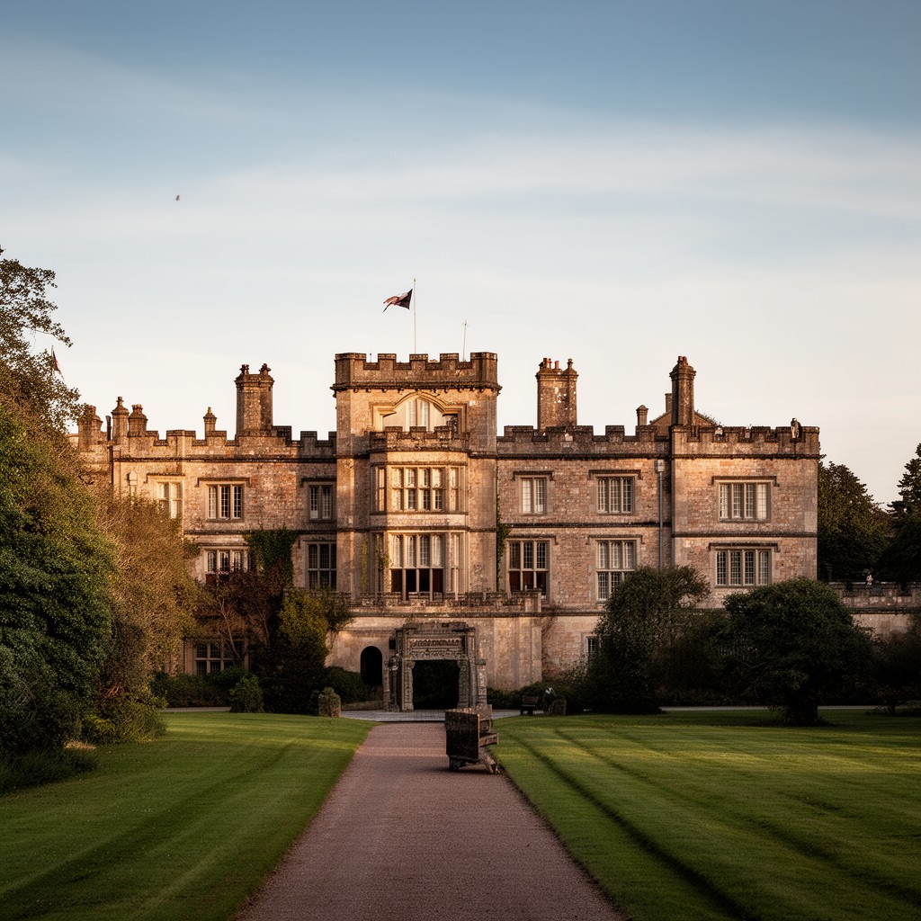 AI-generated illustration of Knowsley Hall