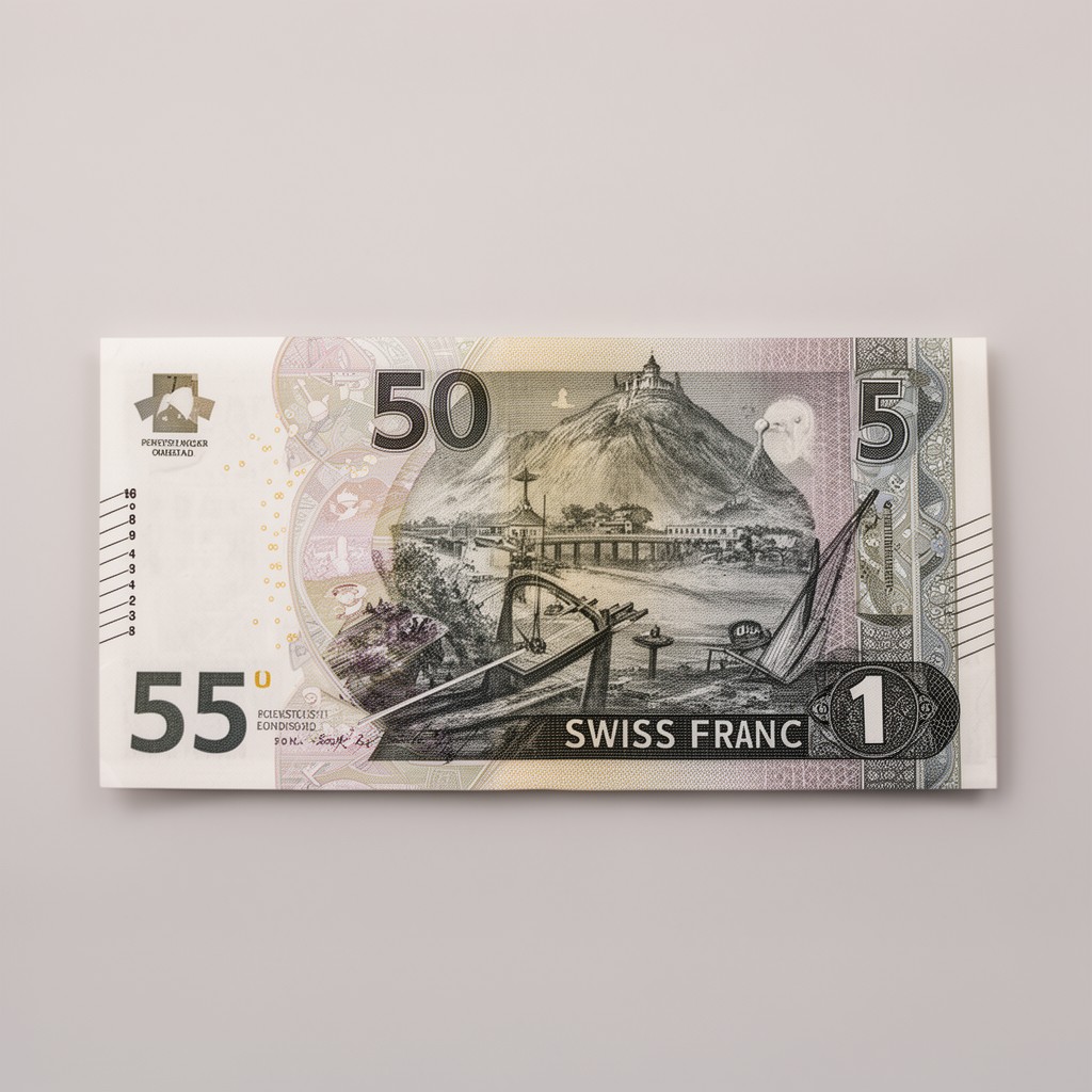 AI-generated illustration of Swiss franc