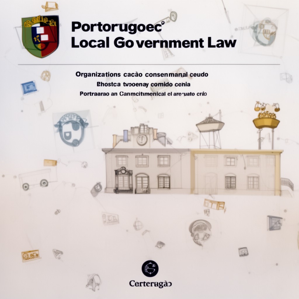 AI-generated illustration of Portuguese Local Government Law
