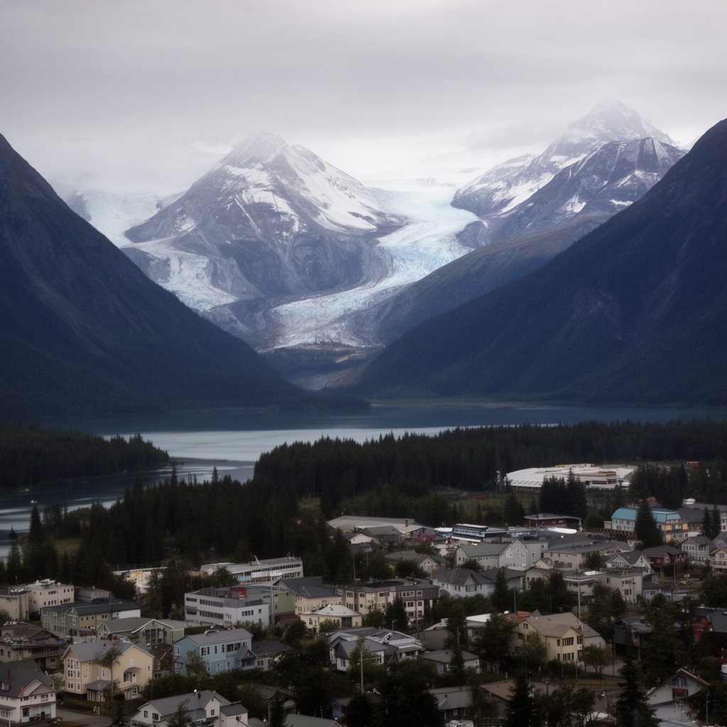 AI-generated illustration of Juneau