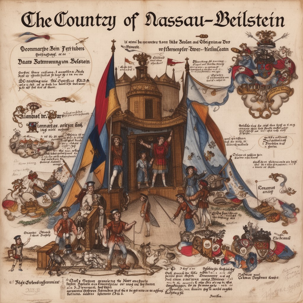 AI-generated illustration of County of Nassau-Beilstein
