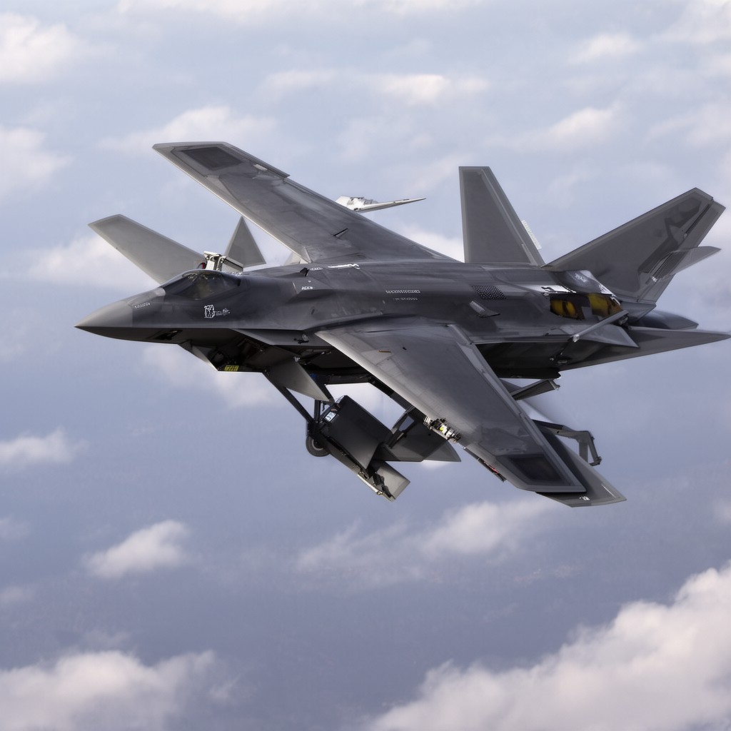 AI-generated illustration of F-22 Raptor