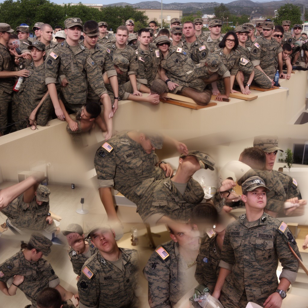 AI-generated illustration of Marine Corps Recruiting Command