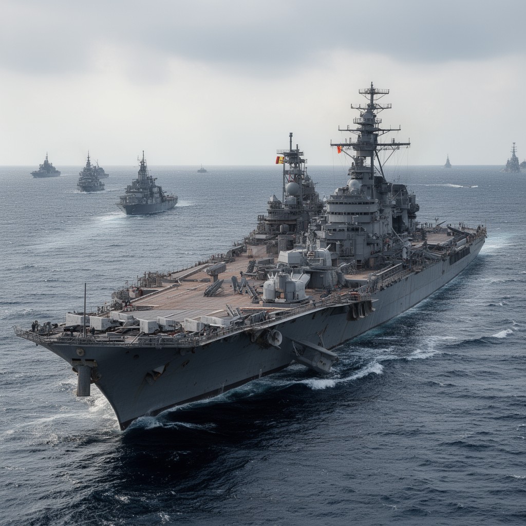 AI-generated illustration of Fifth Fleet