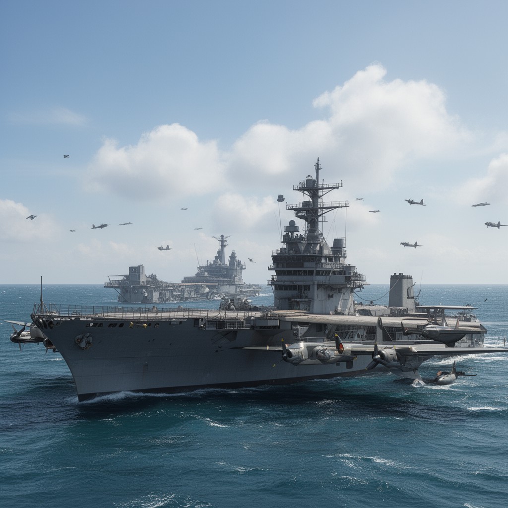 AI-generated illustration of Thirteenth Air Fleet