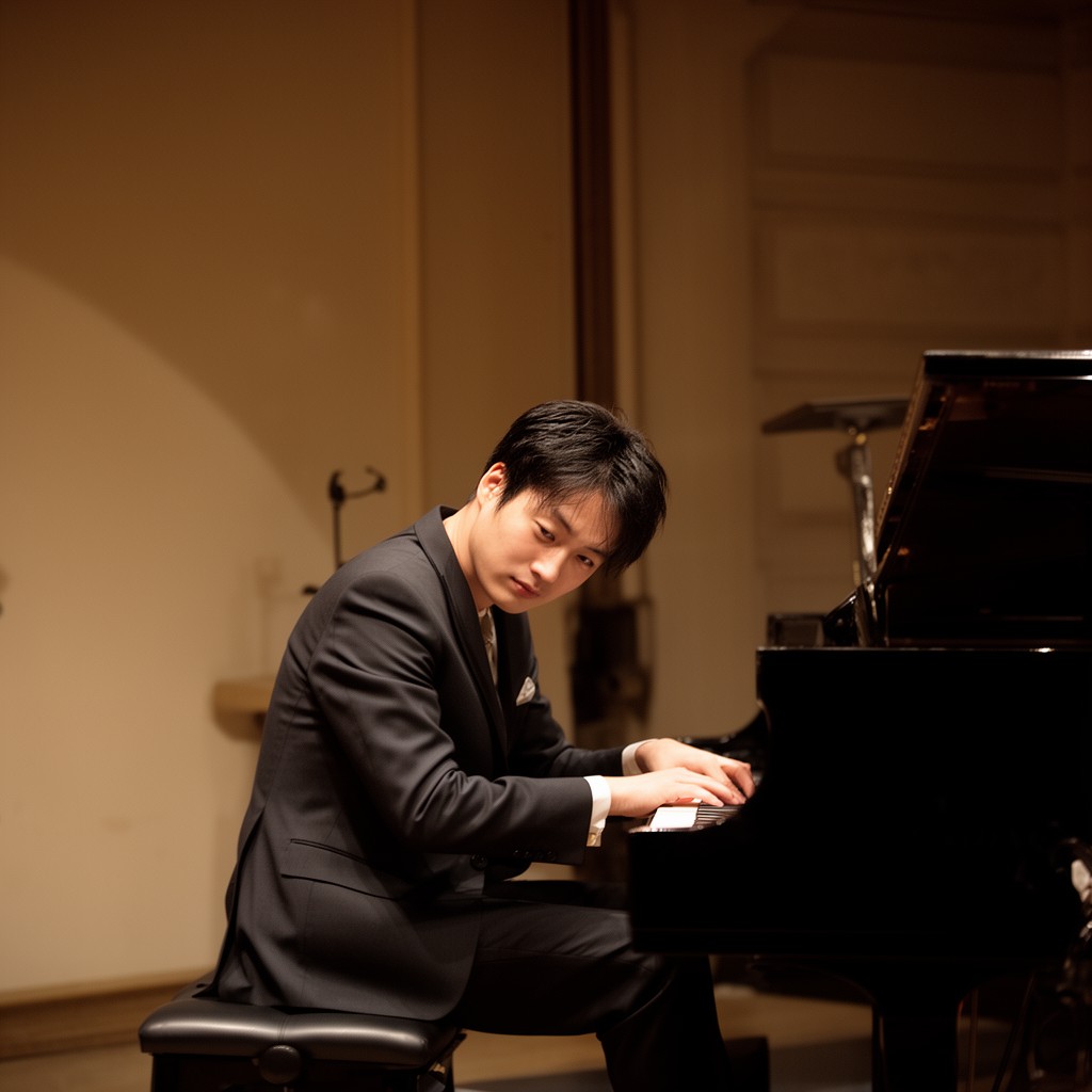 AI-generated illustration of Lang Lang