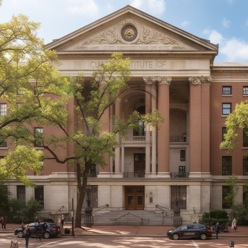 AI-generated illustration of Curtis Institute of Music