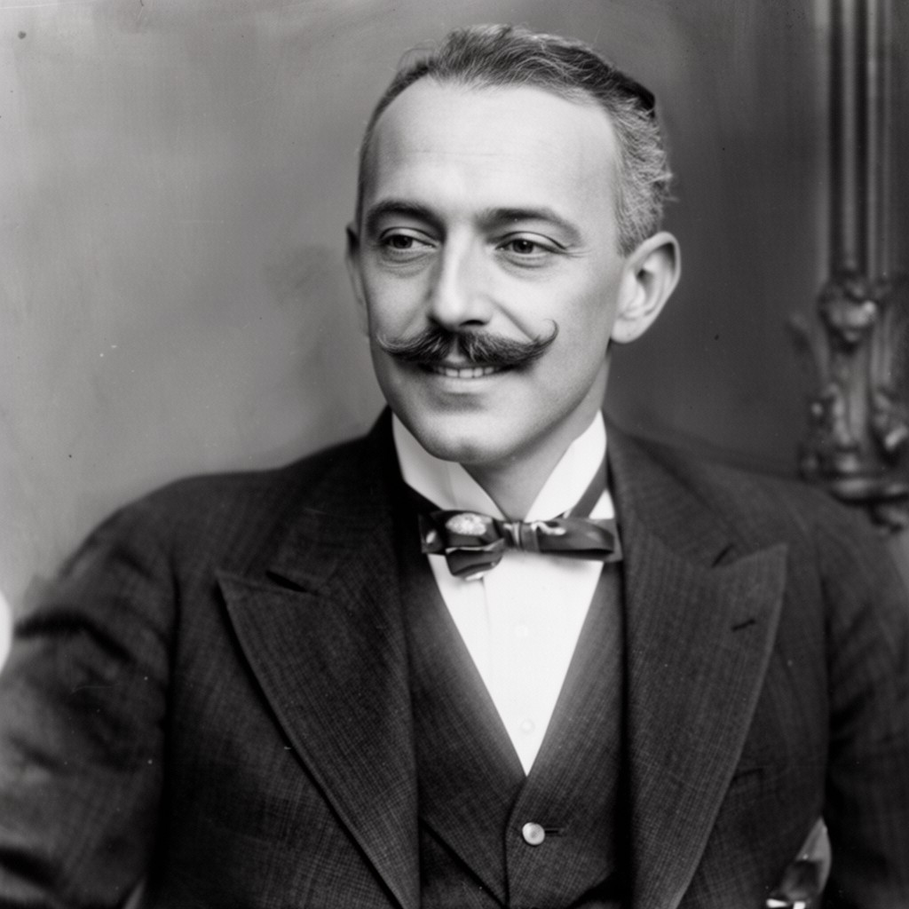 AI-generated illustration of Maurice Ravel