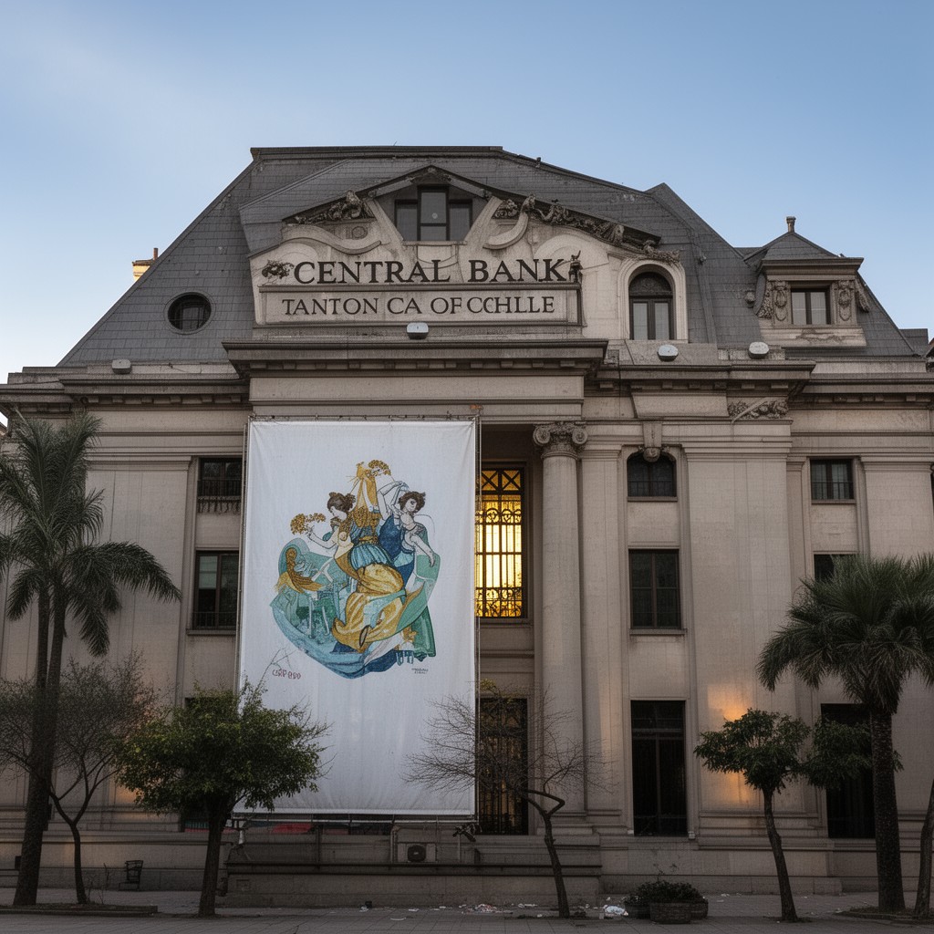 AI-generated illustration of Central Bank of Chile