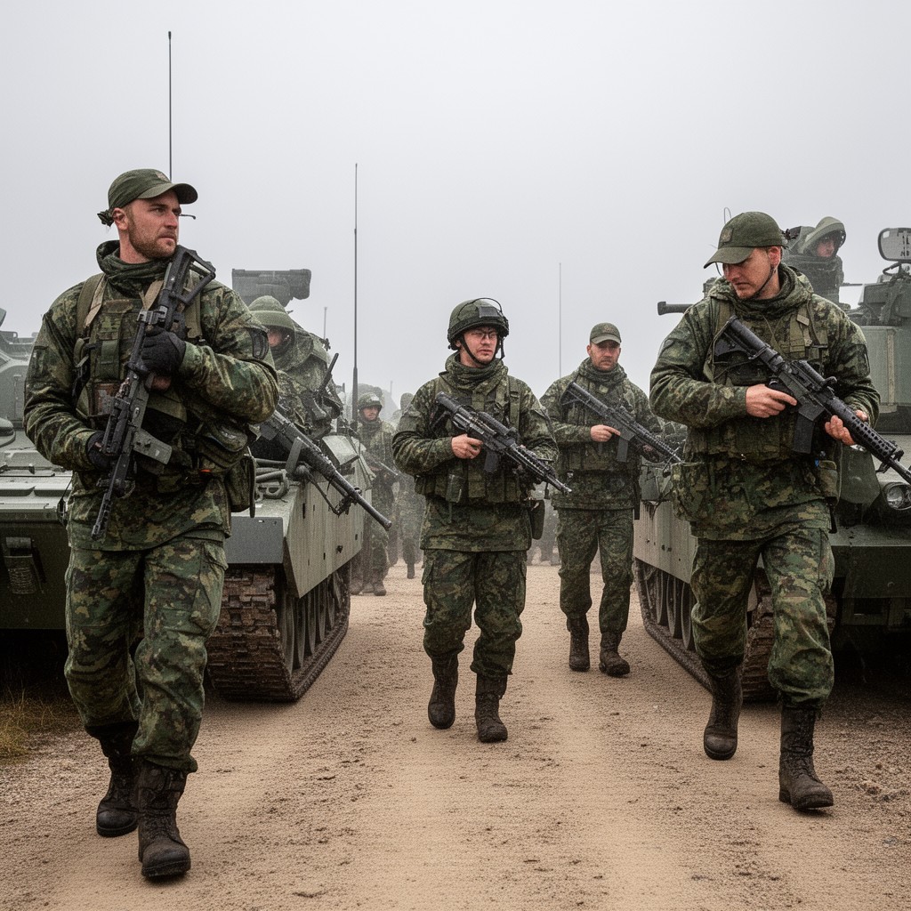 AI-generated illustration of Danish Army