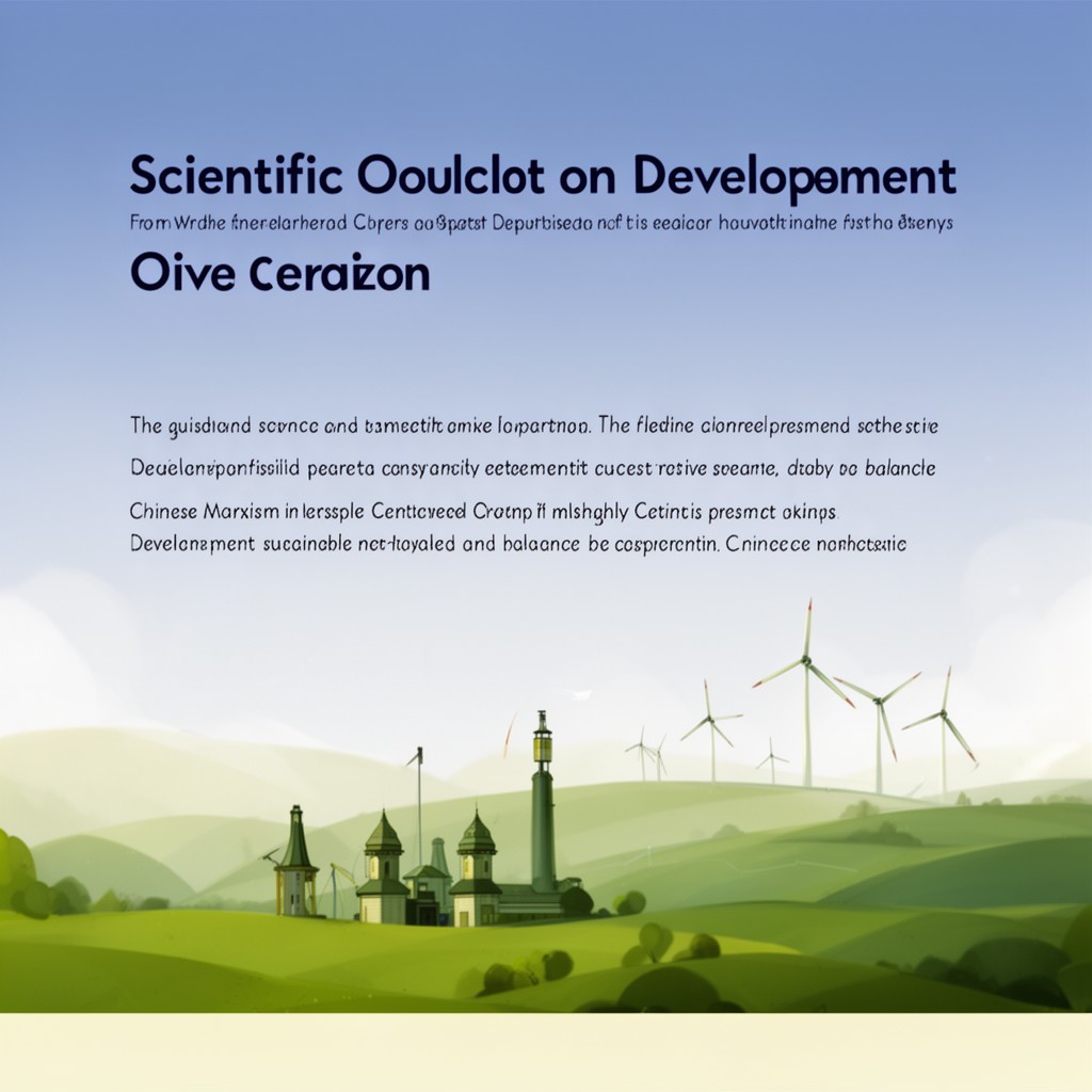 AI-generated illustration of Scientific Outlook on Development