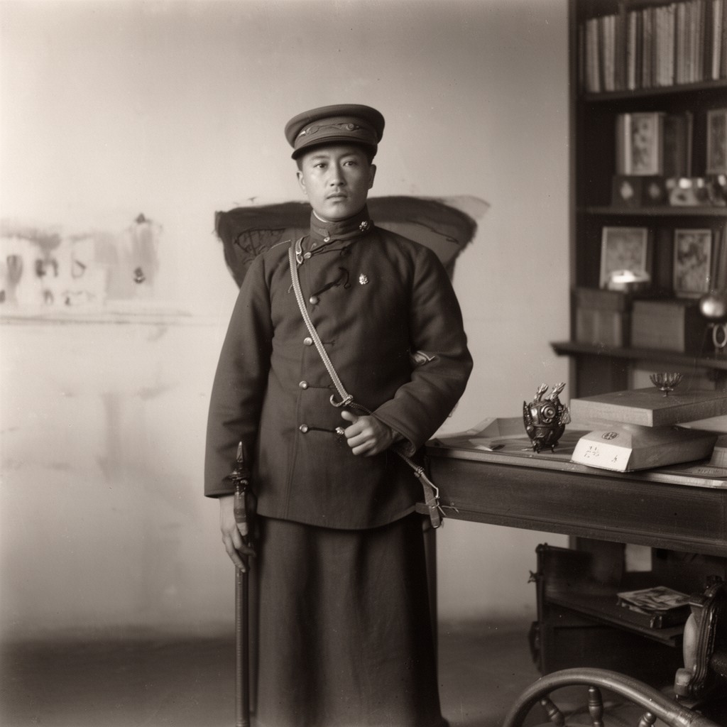 AI-generated illustration of Feng Yuxiang