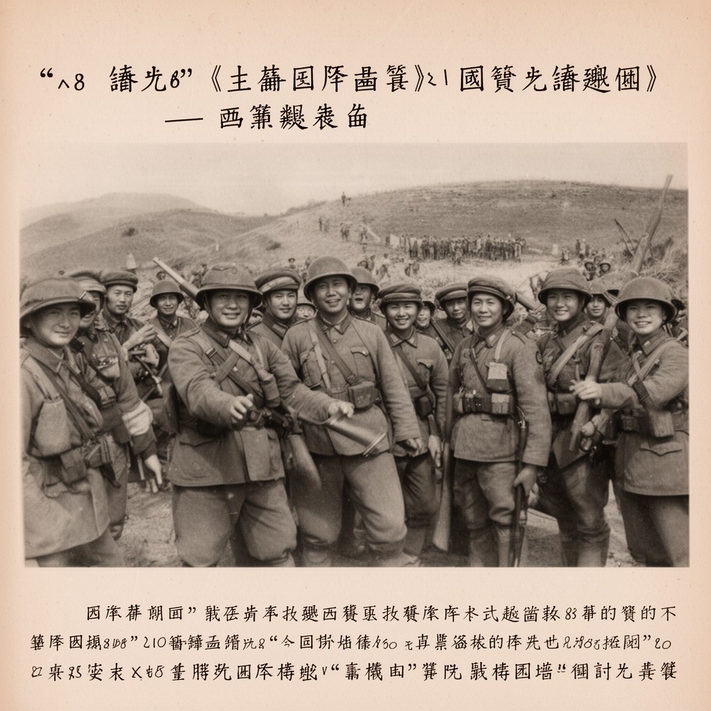 AI-generated illustration of National Revolutionary Army 8th Route Army