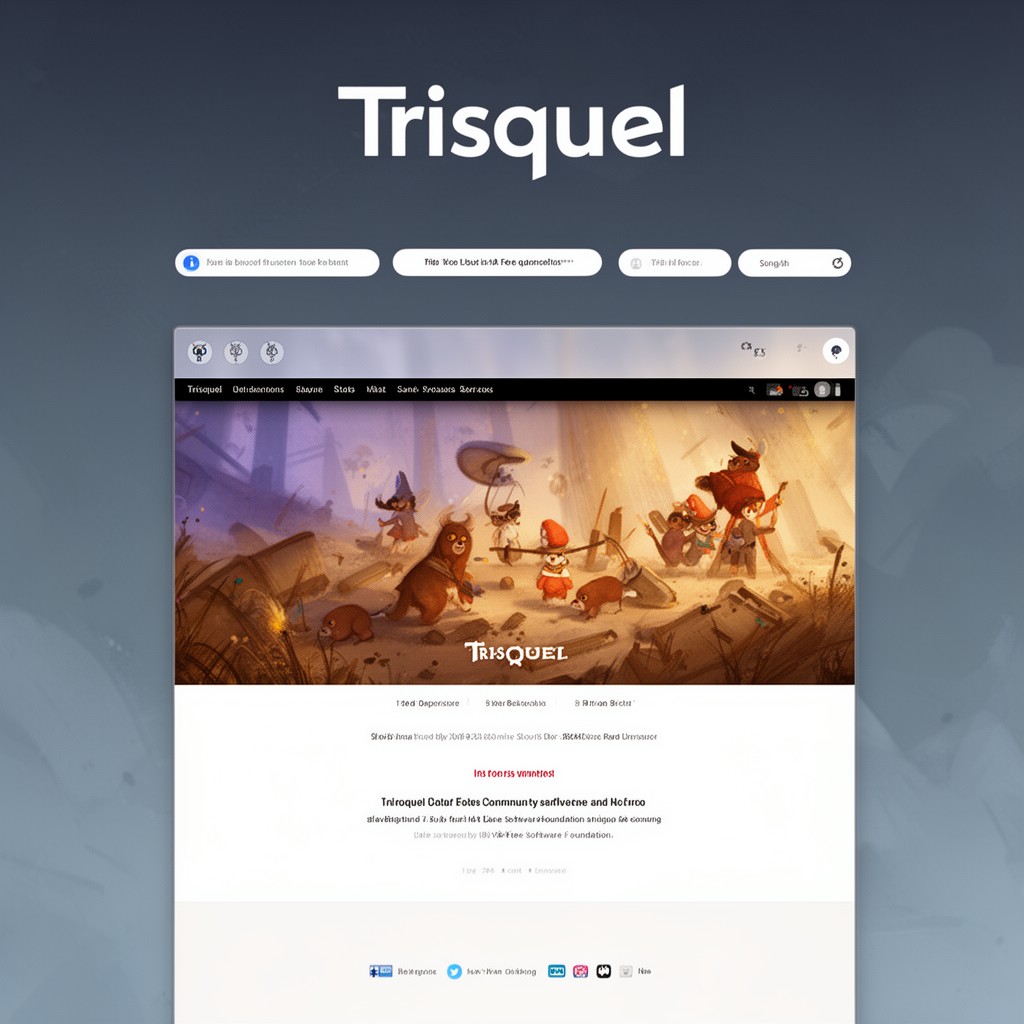 AI-generated illustration of Trisquel