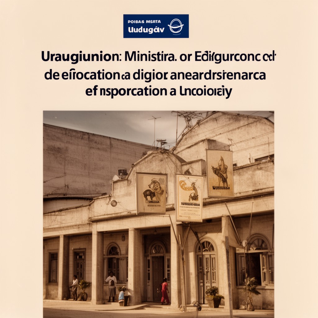 AI-generated illustration of Uruguayan Ministry of Education and Culture
