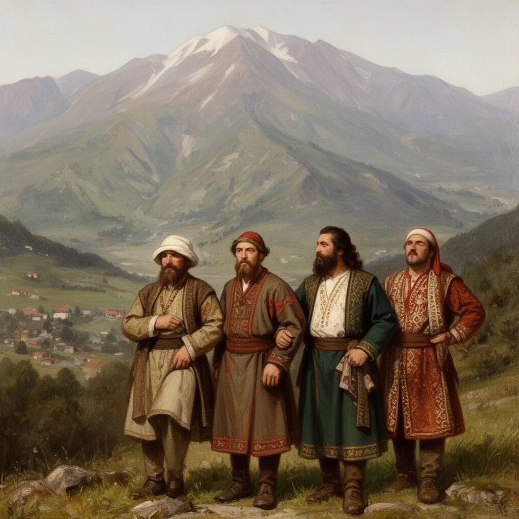 AI-generated illustration of Imeretians