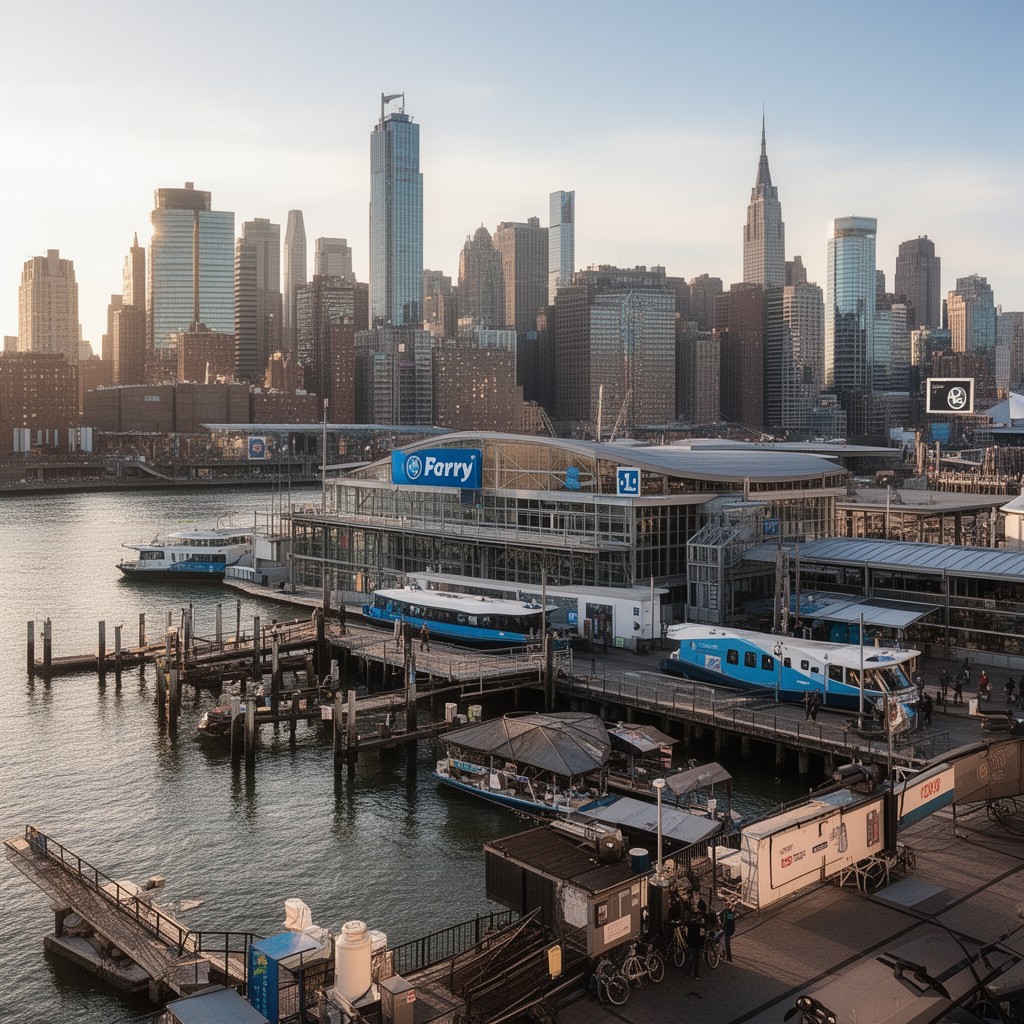 AI-generated illustration of Wall Street Pier 11