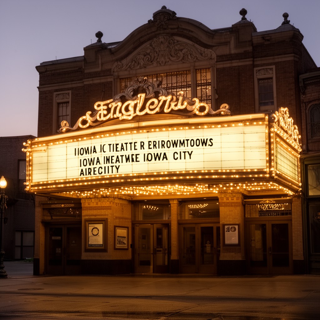AI-generated illustration of Englert Theatre