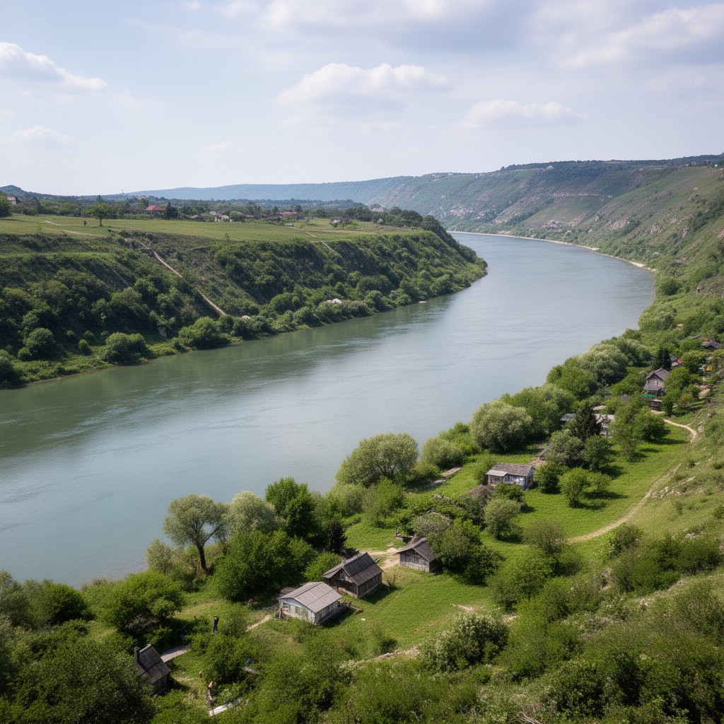 AI-generated illustration of Dniester