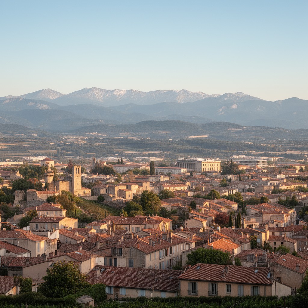 AI-generated illustration of southwestern France