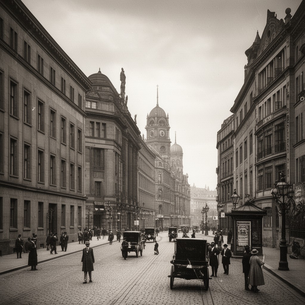 AI-generated illustration of Wilhelmstrasse, Berlin
