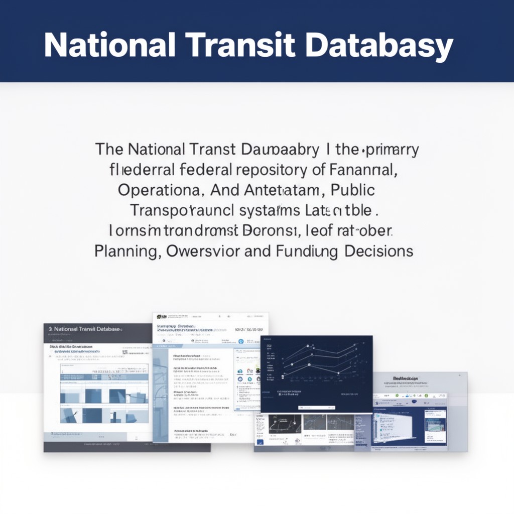 AI-generated illustration of National Transit Database