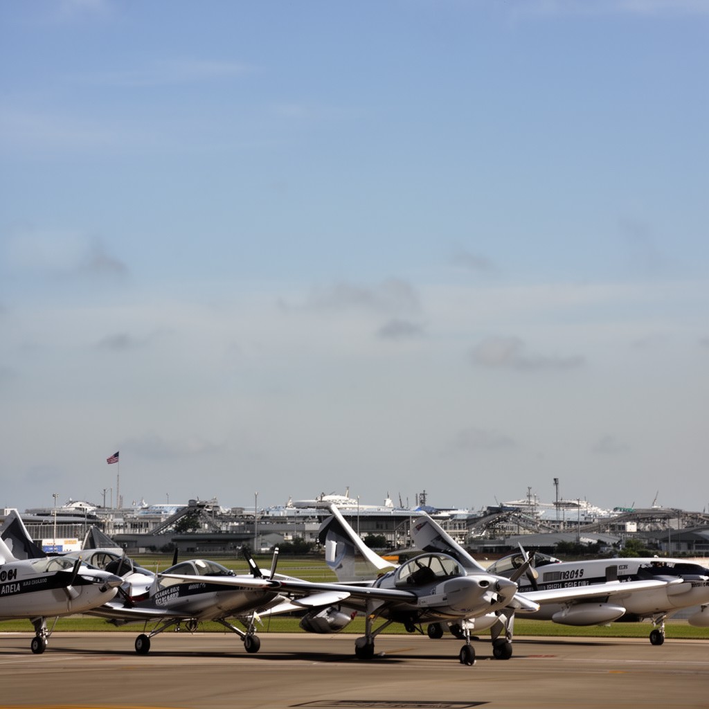 AI-generated illustration of Naval Air Station Whiting Field
