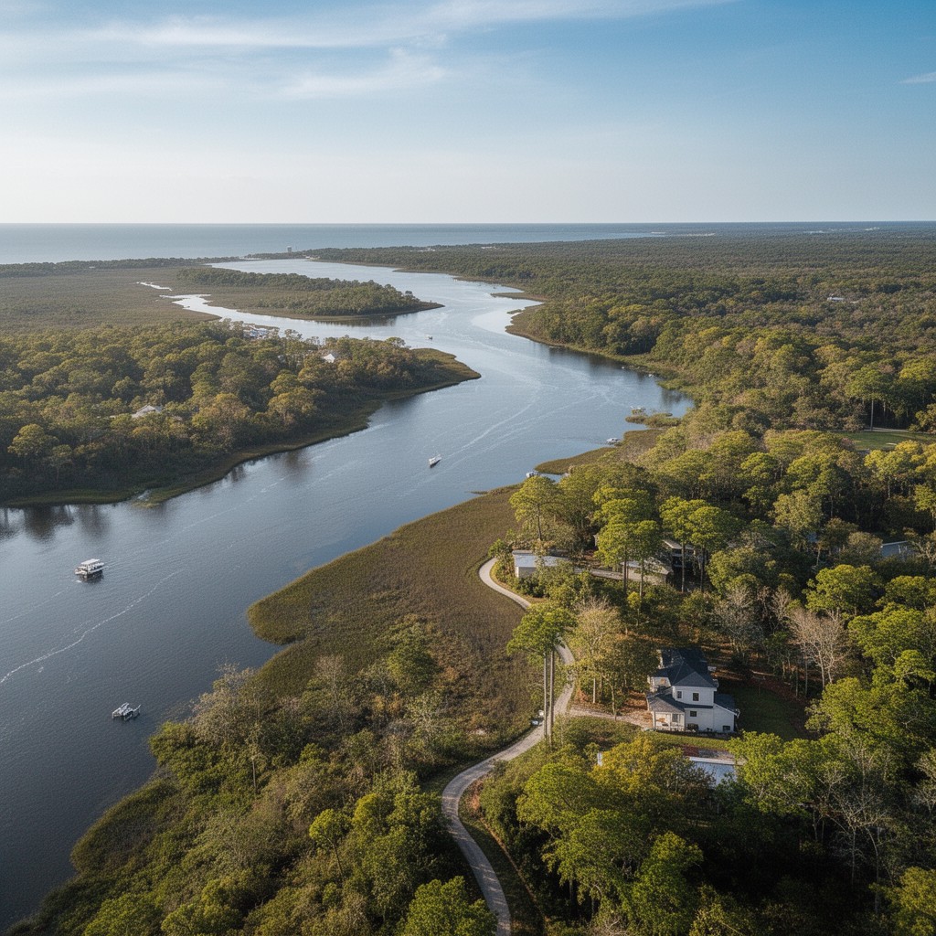 AI-generated illustration of Blackwater Bay