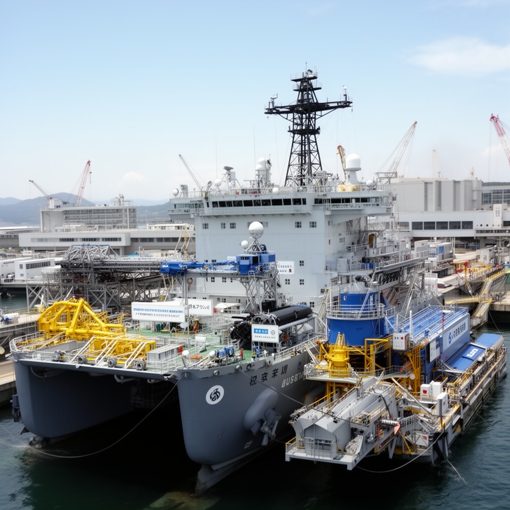 AI-generated illustration of Japan Agency for Marine-Earth Science and Technology