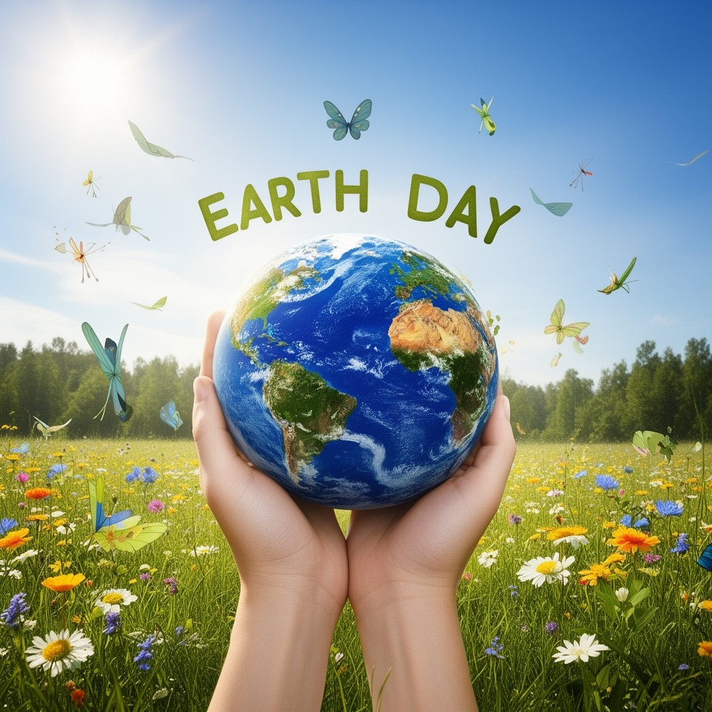 AI-generated illustration of Earth Day