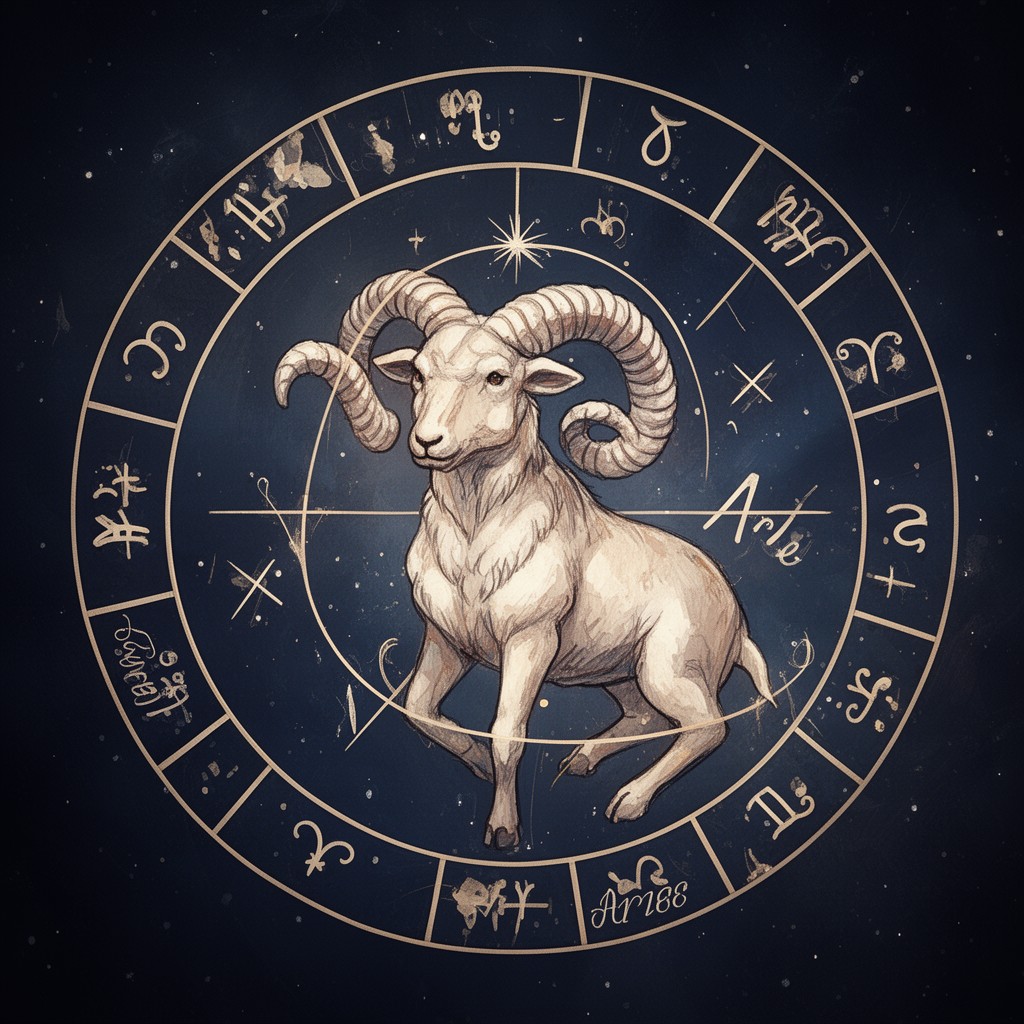 AI-generated illustration of Aries