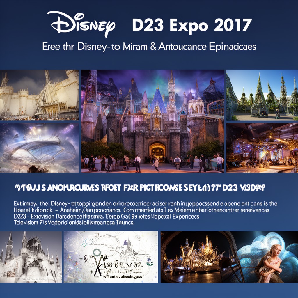 AI-generated illustration of D23 Expo 2017