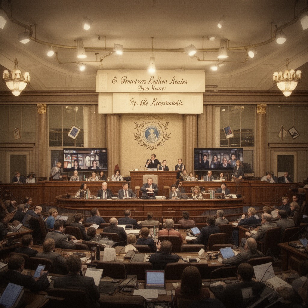 AI-generated illustration of Senate Rules