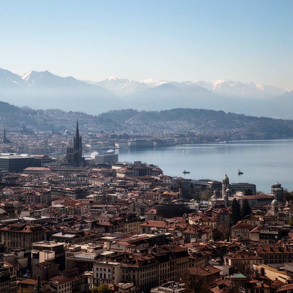 AI-generated illustration of Geneva