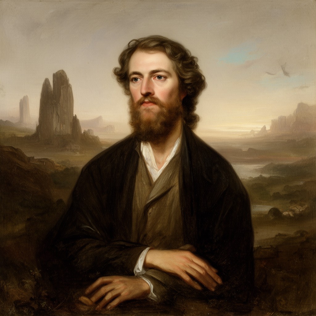 AI-generated illustration of Caspar David Friedrich