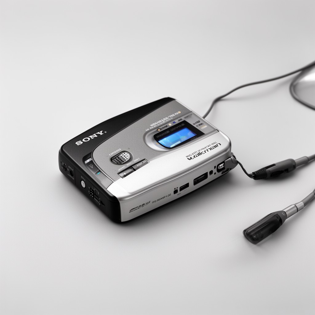 AI-generated illustration of Walkman