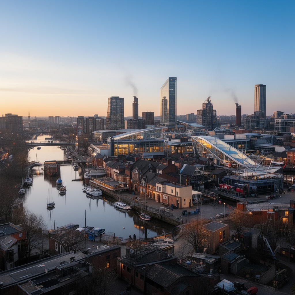 AI-generated illustration of Salford