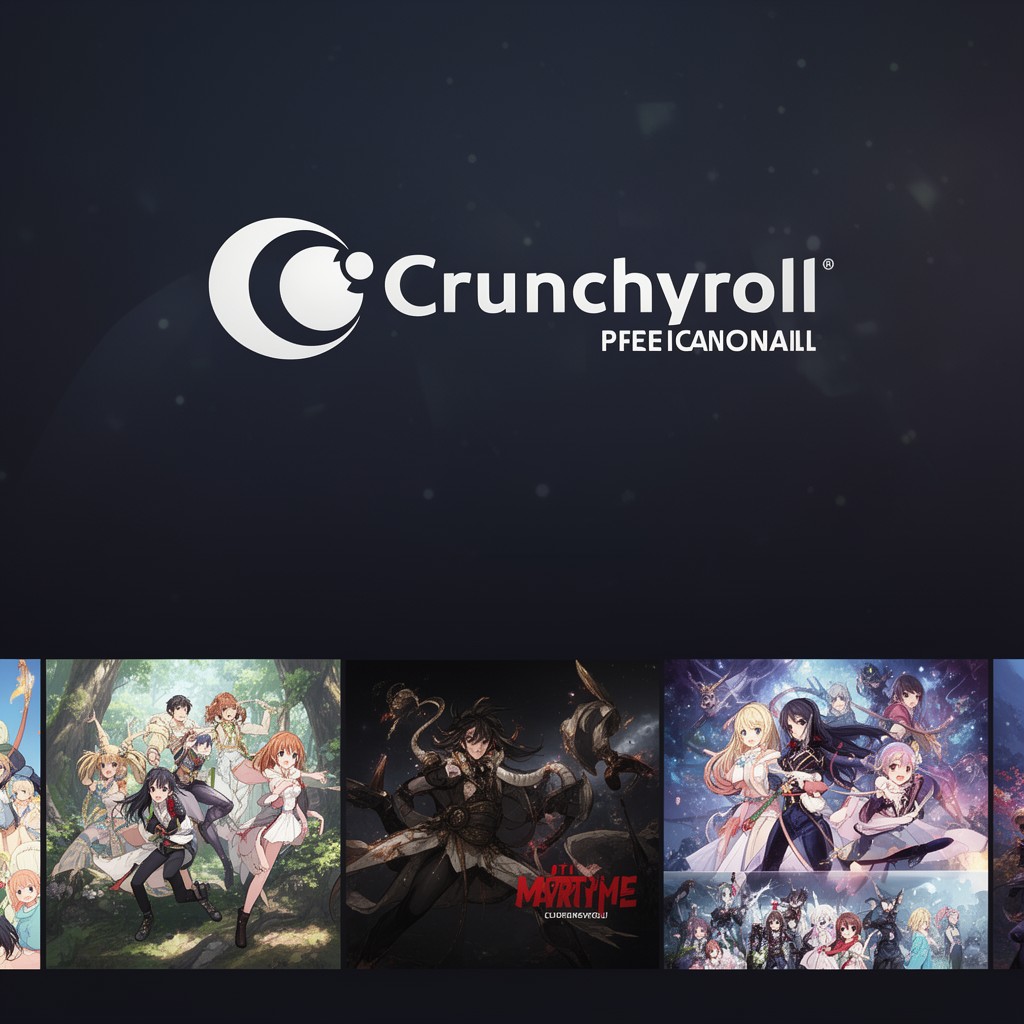 AI-generated illustration of Crunchyroll